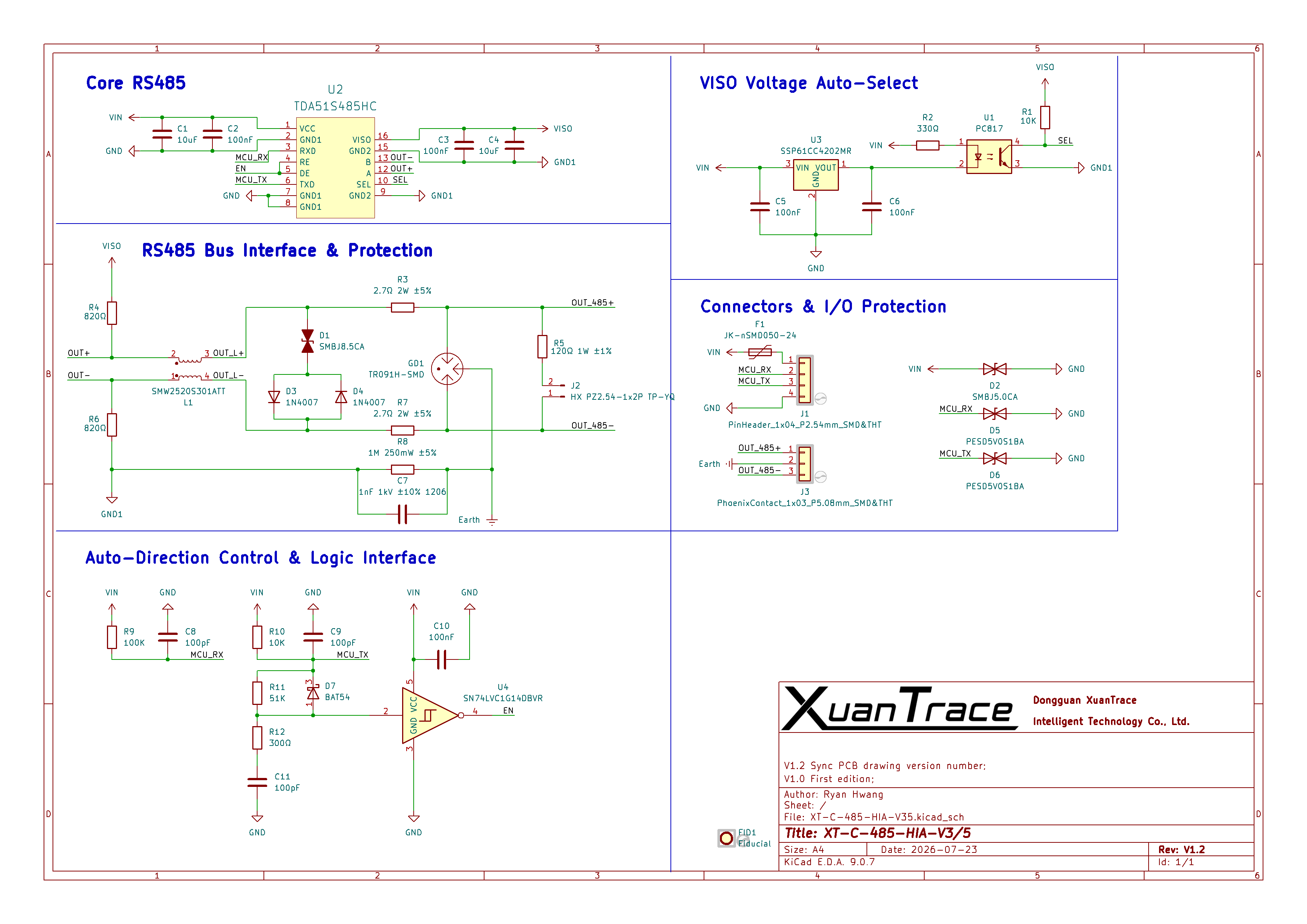 XT-C-485-HIA-V3/5 原理图(Rev V1.2)